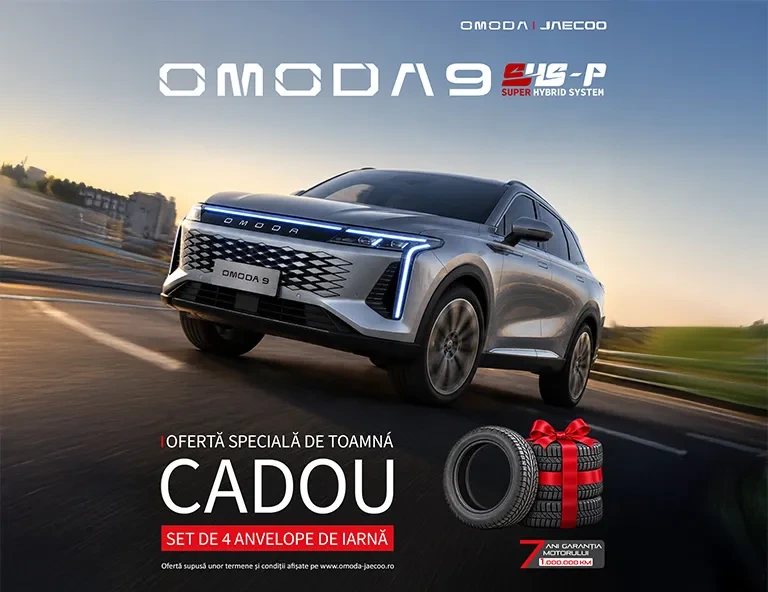 Omoda 9 PHEV cu set de anvelope de iarnă cadou